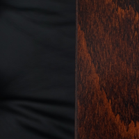 Pair of Beech and Leather Lounge Chairs