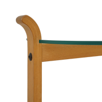 Danish Beech and Glass Two-Tier Table