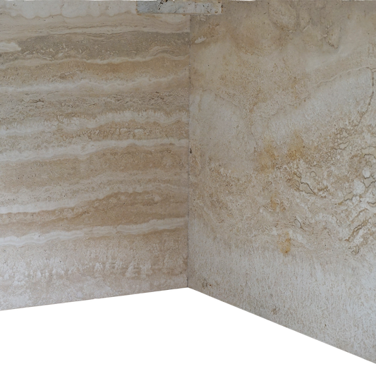 Modernist Travertine Coffee Table