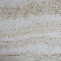 Modernist Travertine Coffee Table