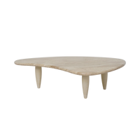 Biomorphic Marble Coffee Table