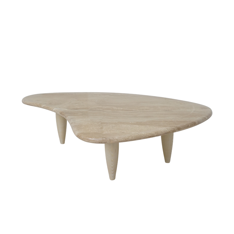 Biomorphic Marble Coffee Table