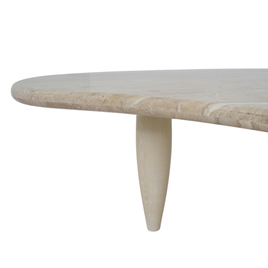 Biomorphic Marble Coffee Table