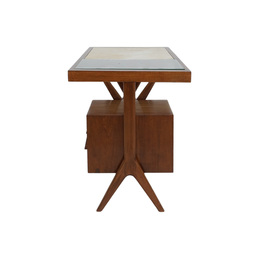 Midcentury Mahogany X-Frame Desk
