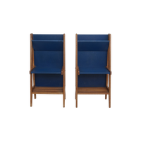 Pair of French Oak Laminate Tables