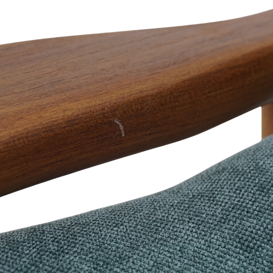 Pair of Danish Walnut Lounge Chairs