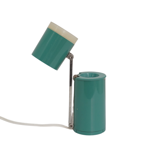 Pair of Teal Lloyd Lamps, 1960s