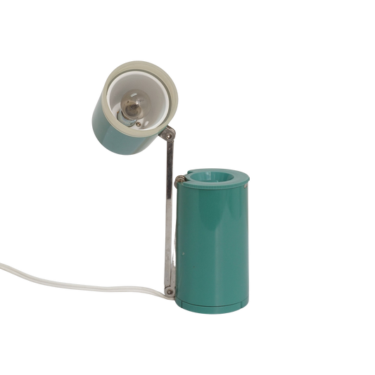 Pair of Teal Lloyd Lamps, 1960s