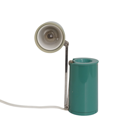 Pair of Teal Lloyd Lamps, 1960s