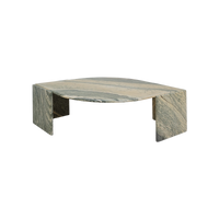 Eye-Shaped Marble Coffee Table