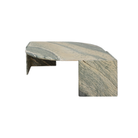 Eye-Shaped Marble Coffee Table