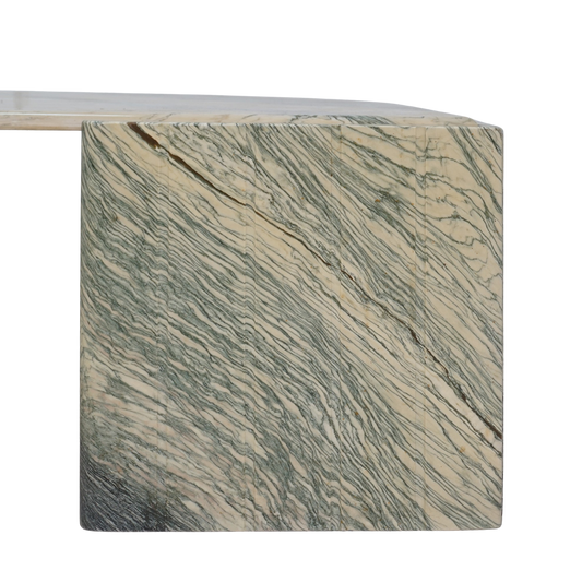 Eye-Shaped Marble Coffee Table