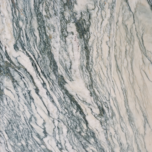 Eye-Shaped Marble Coffee Table