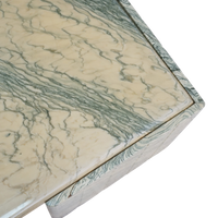 Eye-Shaped Marble Coffee Table