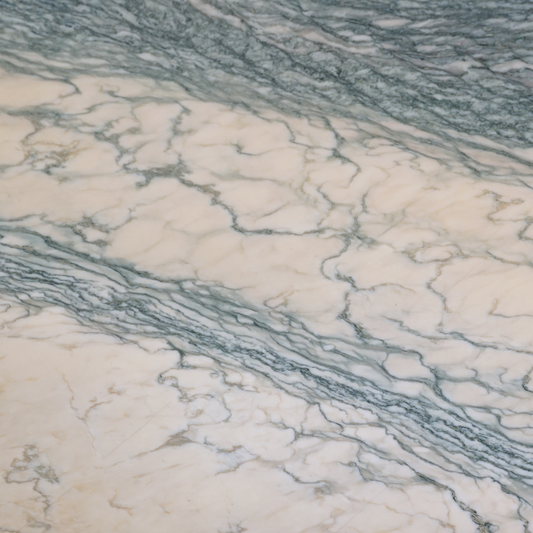 Eye-Shaped Marble Coffee Table