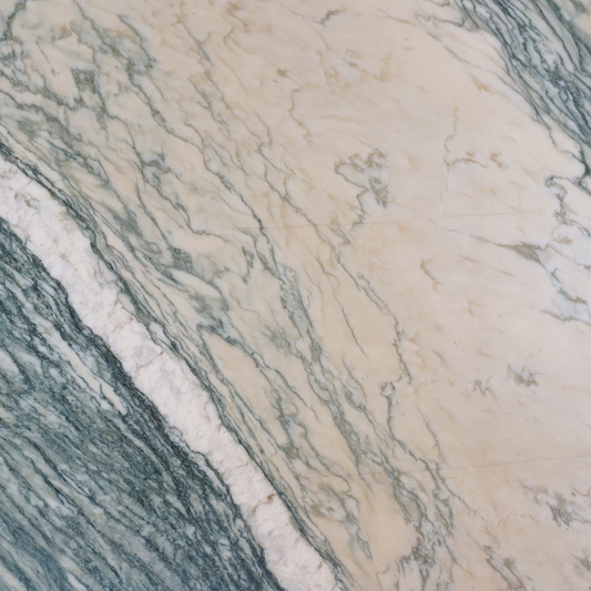 Eye-Shaped Marble Coffee Table