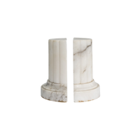 Pair of Marble Column Bookends
