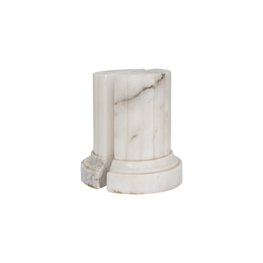 Pair of Marble Column Bookends