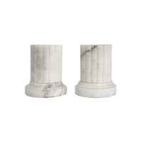 Pair of Marble Column Bookends