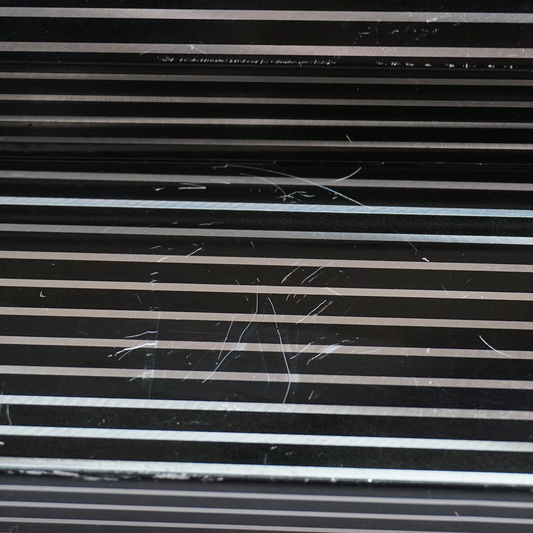 Black and Silver Striped Perpetual Calendar