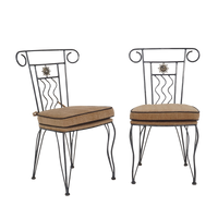 Pair of Iron Sun Chairs