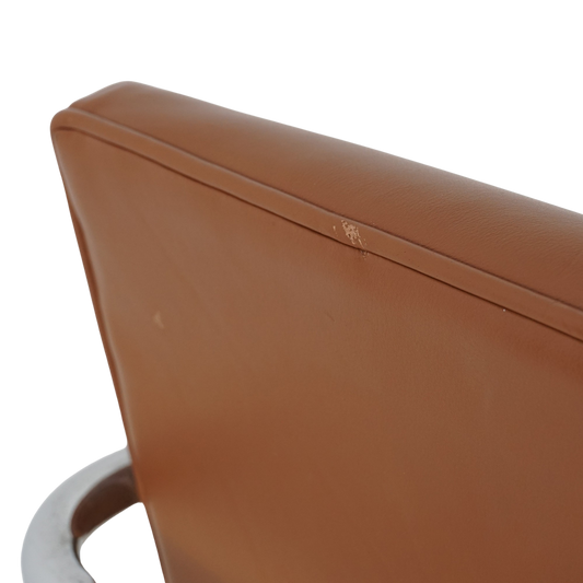 Pair Tubular Cantilever Chairs