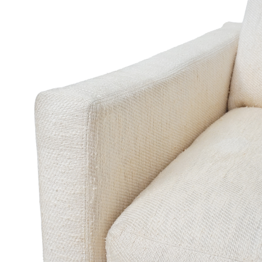 Tweed, Plinth Base Three Seater Sofa, 1970s