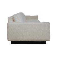 Tweed, Plinth Base Three Seater Sofa, 1970s