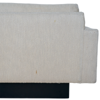 Tweed, Plinth Base Three Seater Sofa, 1970s