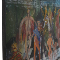 La Fiesta Oil Painting, 30x30