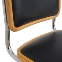 Black Vinyl Cesca Chairs