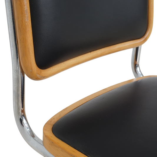 Black Vinyl Cesca Chairs