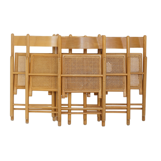 Cane Folding Chairs