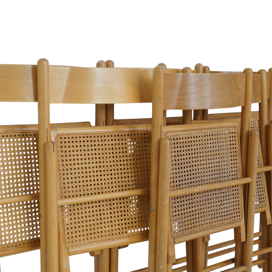 Cane Folding Chairs