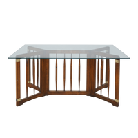 Spindled Wood Dining Table