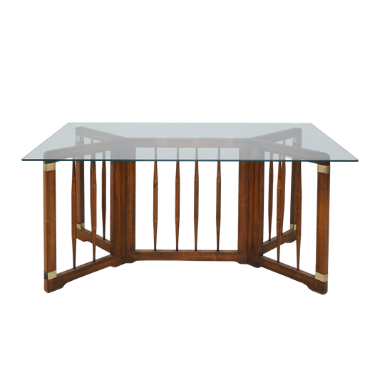 Spindled Wood Dining Table