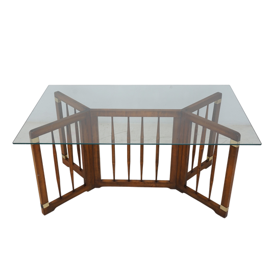 Spindled Wood Dining Table