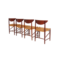 Set of 4 Chairs by Hvidt & Mølgaard-Nielsen, 1950s