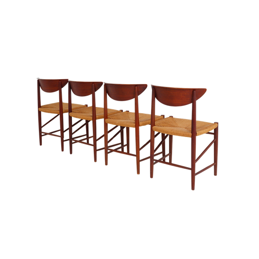 Set of 4 Chairs by Hvidt & Mølgaard-Nielsen, 1950s