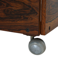 Danish Rosewood & Glass Coffee Table