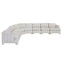 Ivory Checkered Modular Sectional