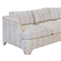 Ivory Checkered Modular Sectional