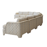 Ivory Checkered Modular Sectional