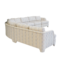 Ivory Checkered Modular Sectional