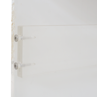 Lucite Vanity with Unique Wood Veneer