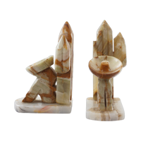 Pair of Onyx Siesta Bookends, 1970s