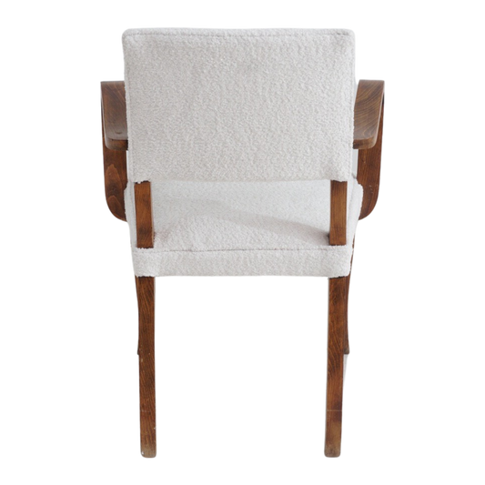 Set of 4 French Bouclé Chairs, 1970s