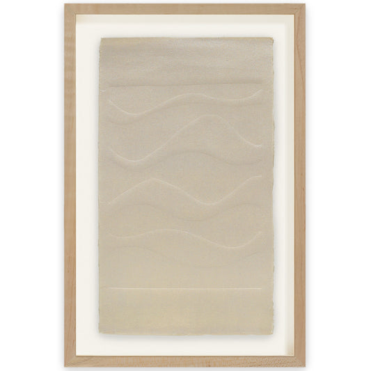 Currents on Embossed Paper, 16x11