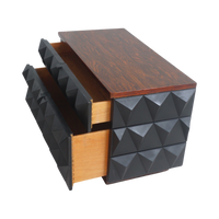 Low Brutalist Rosewood Dresser, 1960s