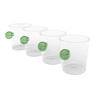 Set of 4 Green Sphere Mugs